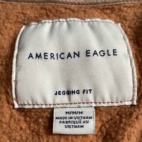 Oversized American Eagle Crew Neck- Mustard Yellow - Picture 3 of 3